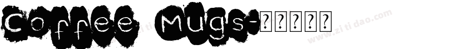 Coffee Mugs字体转换